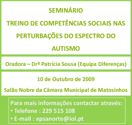 seminario treino competencias sociais